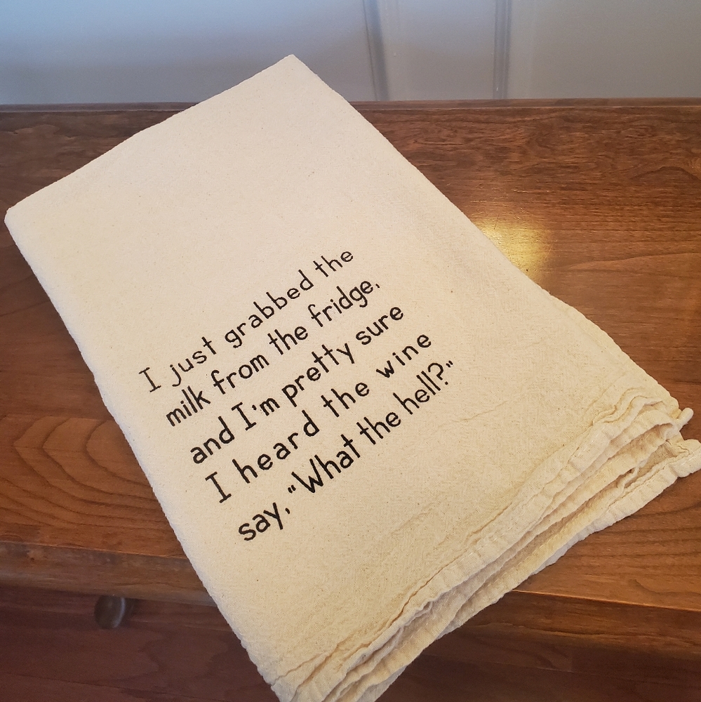 Great Gift! Wine Kitchen Tea Towel